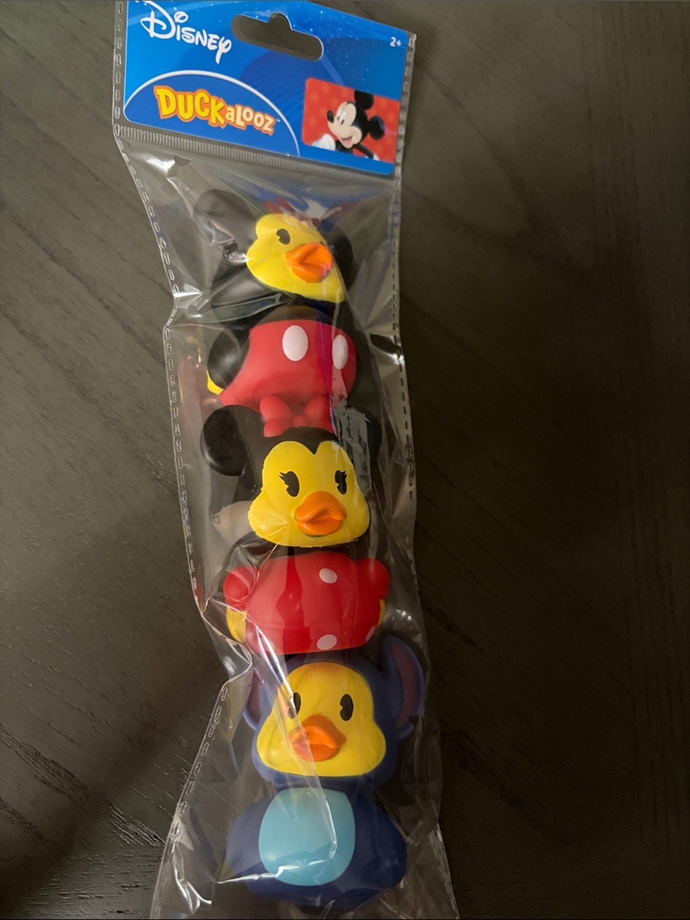 Disney Duckalooz Stackable Character Bath Ducks - Yellow, Red, Black, Blue